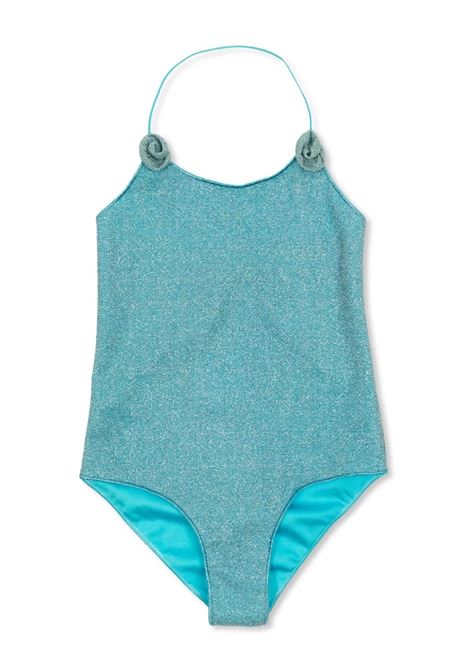 Costume Intero Lumiere Rose Maillot Turchese OSEREE KIDS | LMS250 G-LUREXTURQUOISE